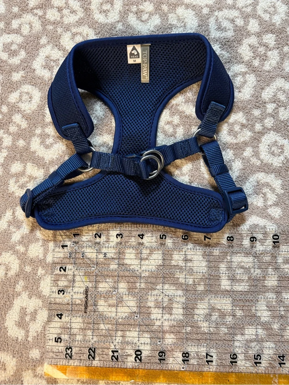 Top Paw Navy Blue Breathable Dog Harness